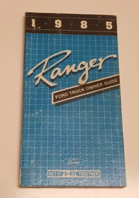 1985 FORD RANGER MANUAL DO PROPRIETÁRIO OPERADOR GUIA DO USUÁRIO S STD XL XLT 2.0L 2.3L 2.8L - Imagem 1 de 2