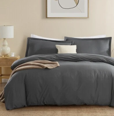 3 Pc Duvet Cover Set by Nymbus 1800 Series Ultra Soft Luxurious Comforter Cover - Image 1 of 4