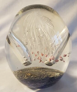NEW Dynasty Gallery Heirloom Jelly Fish Collectible Art Glass Paperweight - Picture 1 of 8
