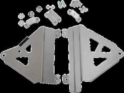 Works Silver Aluminum Radiator Brace Guard for Honda CRF450RL 21-23 - Image 1 of 4