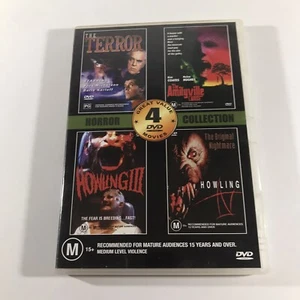 Horror Collection DVD R4 The Terror The Amityville Curse Howling 3 Howling 4 - Picture 1 of 8
