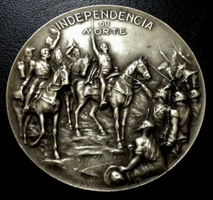 José Bonifácio / Independencia de Brasil / 1922 / Militar / Medalla Blanca / M91 - Imagen 1 de 7