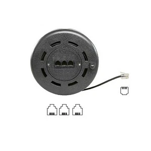 Skymster 10 m telefon TAE kabel bęben przedłużacz RJ11 - 1 wtyczka > 3 gniazda - Zdjęcie 1 z 2
