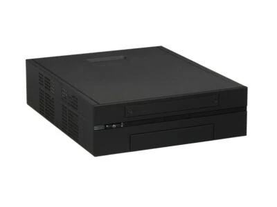 JETWAY JC-201-B Black Mini-ITX Tower Computer Case 80W Power Supply - Image 1 of 4