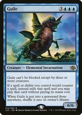 MTG X4: Guile, Duel Decks: Jace vs Chandra, R, Moderate Play