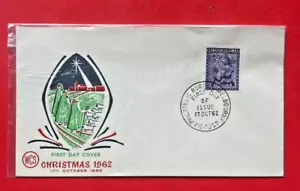 1962 AUSTRALIA CHRISTMAS FDC BY WESLEY - Picture 1 of 2