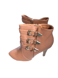 Damen Stiefeletten Größe 40 dunkleres Beige neu mit Karton - Bild 1 von 4