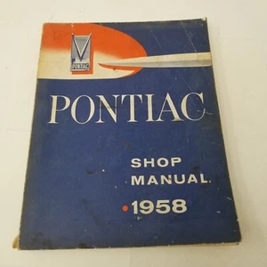 1958 Pontiac Shop Manual Original Star Chief Chieftain Safari Service Book - Picture 1 of 10