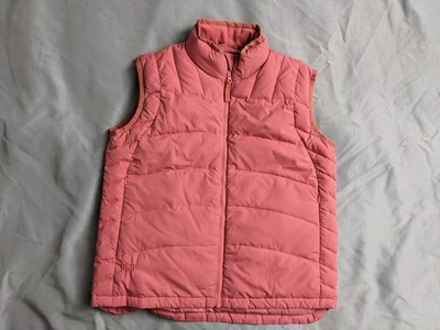 Cabelas Puffer Chaleco Mujer Talla S Rosa 650 Plumón de Ganso Cremallera Completa Chaqueta Foto 1 de 4