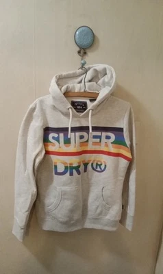 Superdry Sudadera con capucha Superdry Chest Logo Talla 8 US - Material pesado Foto 1 de 4