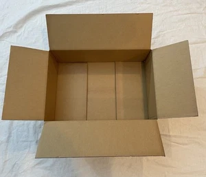25pk - 12x9x6 Packing Moving Shipping Brown Boxes NO LABELS - GENTLY USED, NICE - Picture 1 of 15