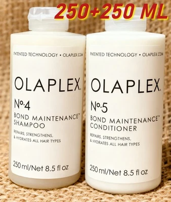 " Olaplex No.4 & 5 Bond Maintenance Shampoo & Conditioner 250ml Each "