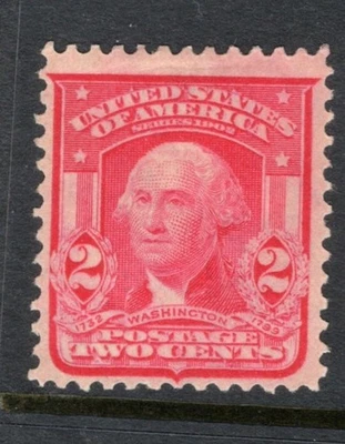 US Scott 319F Mint Hinged - Type II - CV 10$ - Image 1 of 2