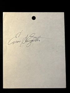 Enos Slaughter HOF Stl Cardinals signed auto cut signature 1970s - Picture 1 of 3