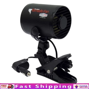 12V Car Fan Plug In Adjustable Speed Swivel Base Portable Cooling Device New - Picture 1 of 6