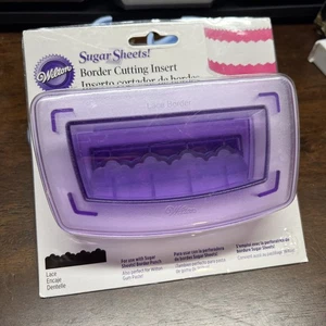 WILTON SUGAR SHEETS BORDER PUNCH CUTTING INSERT LACE #1907-1128 BRAND NEW!!!! - Picture 1 of 2