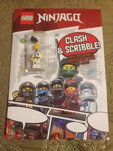 Lego Ninjago Creative Doodle and Activity Book With Cole Minifigure White Ninja - Imagen 1 de 3