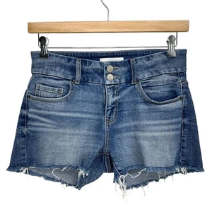 BKE Payton Raw Hem Denim Shorts Womens W26 - Picture 1 of 6