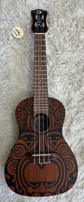 Luna UKE TRIBAL Concert Size Mahogany Acoustic Ukulele - Satin Natural - Image 1 of 4