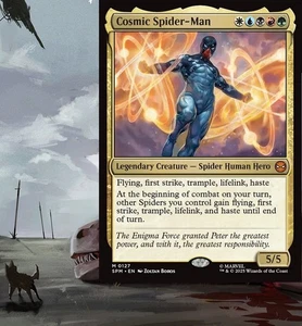 Cosmic Spider-Man Commander Deck Spiders Hero Magic MTG Magic EDH Ready-to-Play - Picture 1 of 11