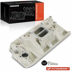 A-Premium Dual Plane 4 Barrel Intake Manifold for Jeep Cherokee Wagoneer J10 AMC - Picture 1 of 10