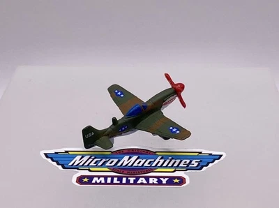 Micro Machines Military P-51 Mustang Fighter Aircraft Galoob LGTI #51 - Image 1 of 4