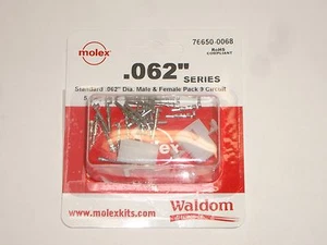 JUEGO DE 1 ENCHUFE DE CORRIENTE MOLEX 76650-0068 .062" 9 CIRCUITOS PARA LINLINCOLN HR2510 - Imagen 1 de 3