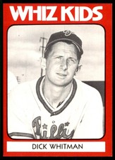 1980 TCMA 1950 PHILADELPHIA PHILLIES WHIZ KIDS #8 DICK WHITMAN PHILADELPHIA