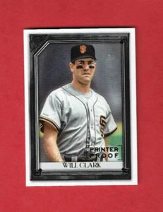 Topps Baseball 2021 Gallery Insert Printer Proof Will Clark carte n°143 - Imagen 1 de 1