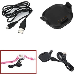 Kołyska ładująca z kablem USB 1M do zegarka do biegania Garmin Forerunner 10 i 15 GPS - Zdjęcie 1 z 8