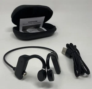 Open Ear Bluetooth Headphones with Magnetic Charging Air Conduction Ears Free - Picture 1 of 11