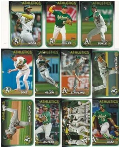 2024 Topps Series 1 and 2 Oakland Athletics team set (18 cards) Boyle Gelof RC - Picture 1 of 1