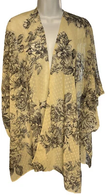 Maurices Cubre Mujer Talla Única Floral Amarillo Piscina Playa Foto 1 de 4