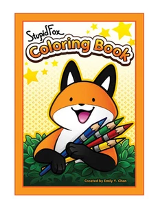StupidFox Malbuch Stressabbau, Tiere, Cartoon, super süß - Bild 1 von 1