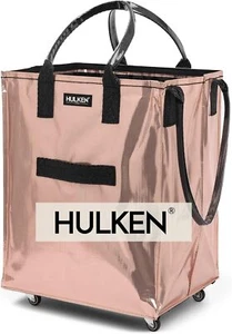 Grocery Bag On Wheels, Shopping Trolley, Rolling Tote, Zipper Closure, - Picture 1 of 9