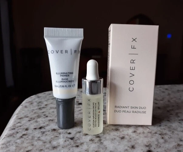 Cover FX Radiant Skin Duo Radiance Custom Infusion Drops & Illuminating Primer - Image 1 of 4