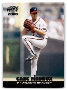 2000 Pacific Gold # 42 Greg Maddux
