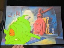 Vintage GHOSTBUSTERS animation cels production art 80's cartoon background I7