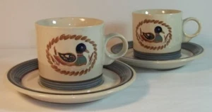 Lote de 2 juegos de tazas y platillos Epoch American Secoy - Imagen 1 de 7