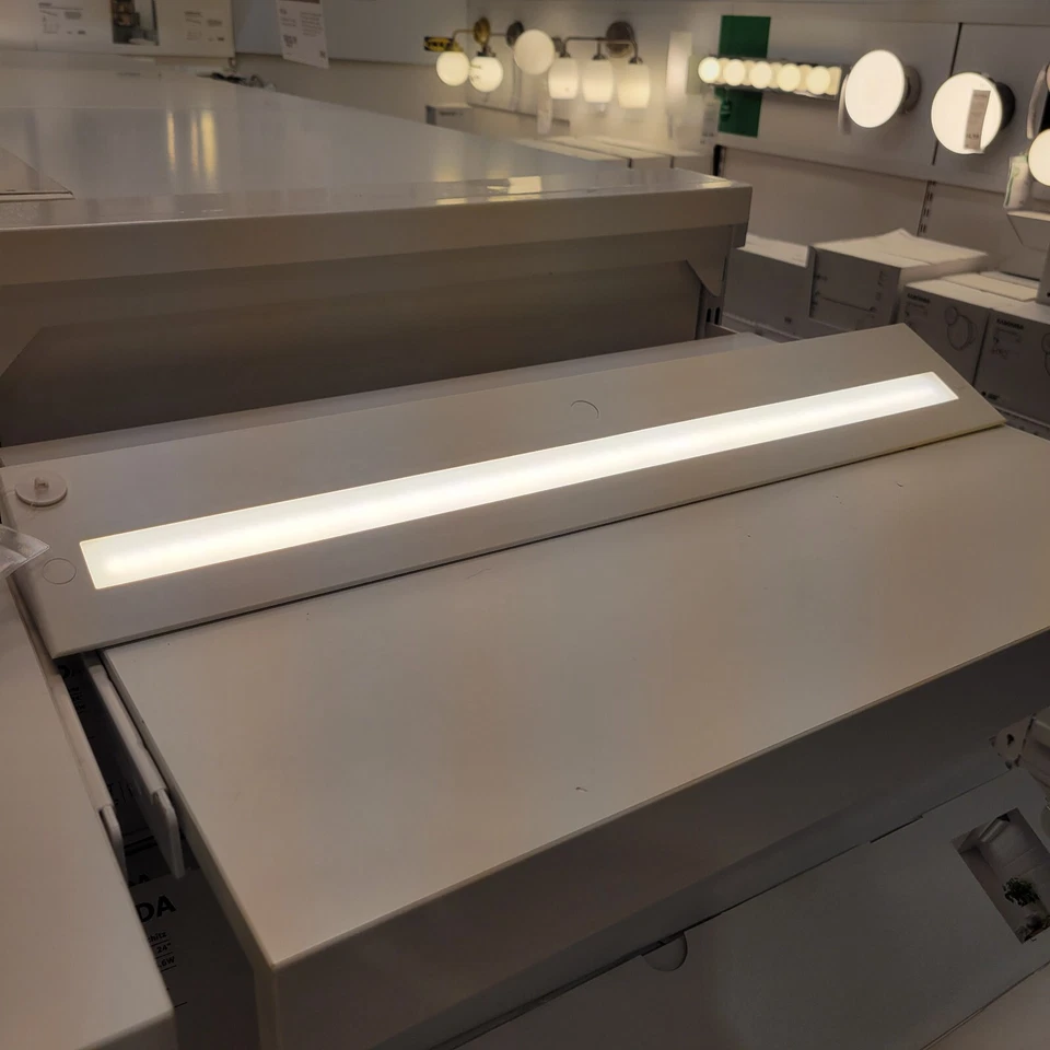 IKEA SLAGSIDA LED Countertop Light Dimmable White 23.5" 303.556.50