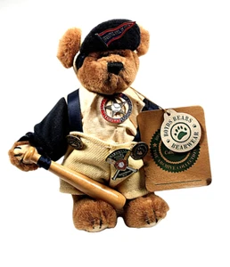 Boyd’s Bear Teddy Bear Slugger Plush Animal Baseball 8” w/Pins Cooperstown, LN+ - Picture 1 of 6