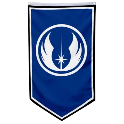 Jedi Order Flag Blue banner 30x50inch Home Garden Party Decoration - Image 1 of 4
