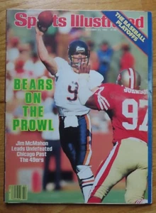 JIM MAMAHON Sports Illustrated 1985 Magazine NO LABEL CHICAGO BEARS Super Bowl - Picture 1 of 1