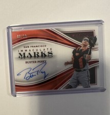 2023 Immaculate - Buster Posey /10 - Immaculate Marks On-card Auto - Acetate 
