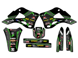 Kit de gráficos KX 125 PODIUM 1999-2002 negro Senge compatible con Kawasaki - Imagen 1 de 10