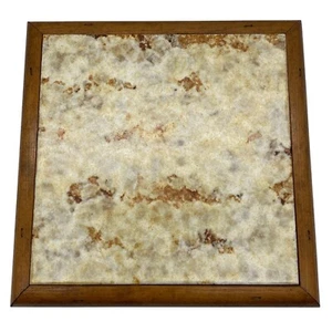 Vintage Holzfliesen Untersetzer Topfhalter Groß 8,5" Holzeinfassung Esszimmer Thanksgivi - Bild 1 von 7