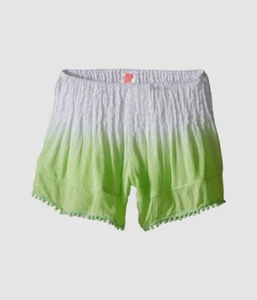 $40 Seafolly Green Kid's Girl's Ayleigh Honeydew Crinkle-Viscose Shorts Size XS - Picture 1 of 1