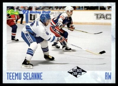 1993-94 Classic '93 Hockey Draft Teemu Selanne Suomi Finland #124 - Image 1 of 2