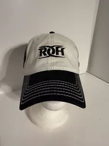 Sombrero Ring Of Honor Lucha Libre ROH Snapback Malla Espalda Negro Blanco - Imagen 1 de 6