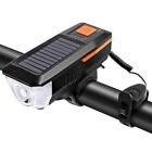 Reflector Usb Solar Rechargeable Flashlight Horn Bike Accessories Bike Light